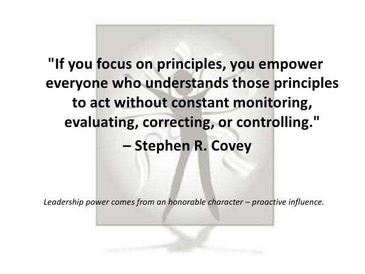 Principle Centered Leadership Ebook